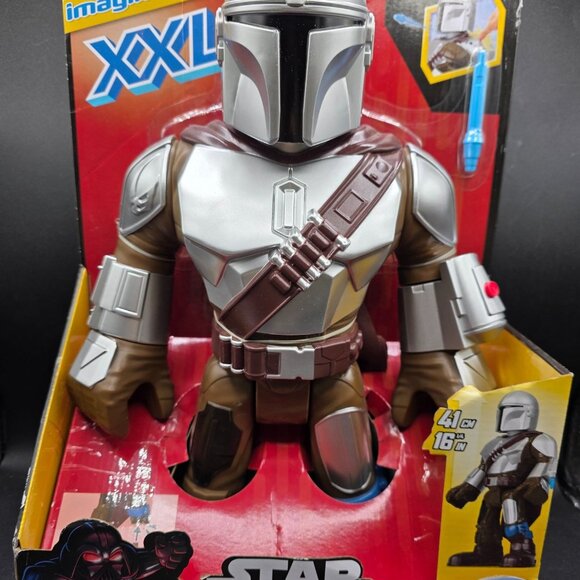 Imaginext XXL Star Wars The Mandalorian Action Figure 16-Inch Tall Fisher-Price - Picture 1 of 10